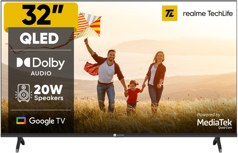 MOTOROLA 80 cm 32 in QLED HD Ready Smart Google TV 2025 Edition