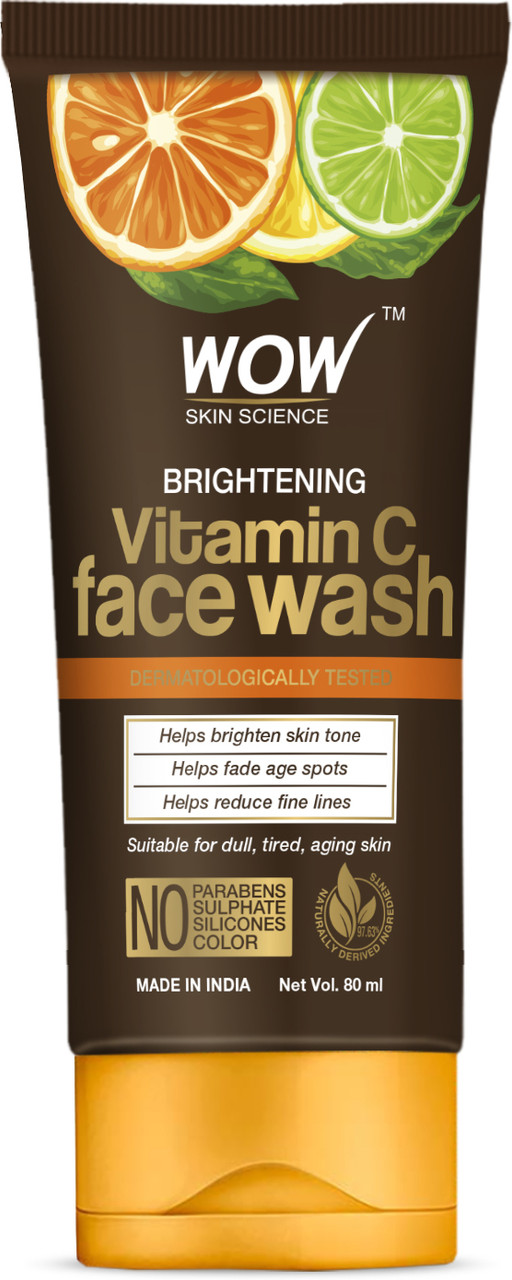 WOW SKIN SCIENCE   Vitamin C Tube Face Wash (80 ml)