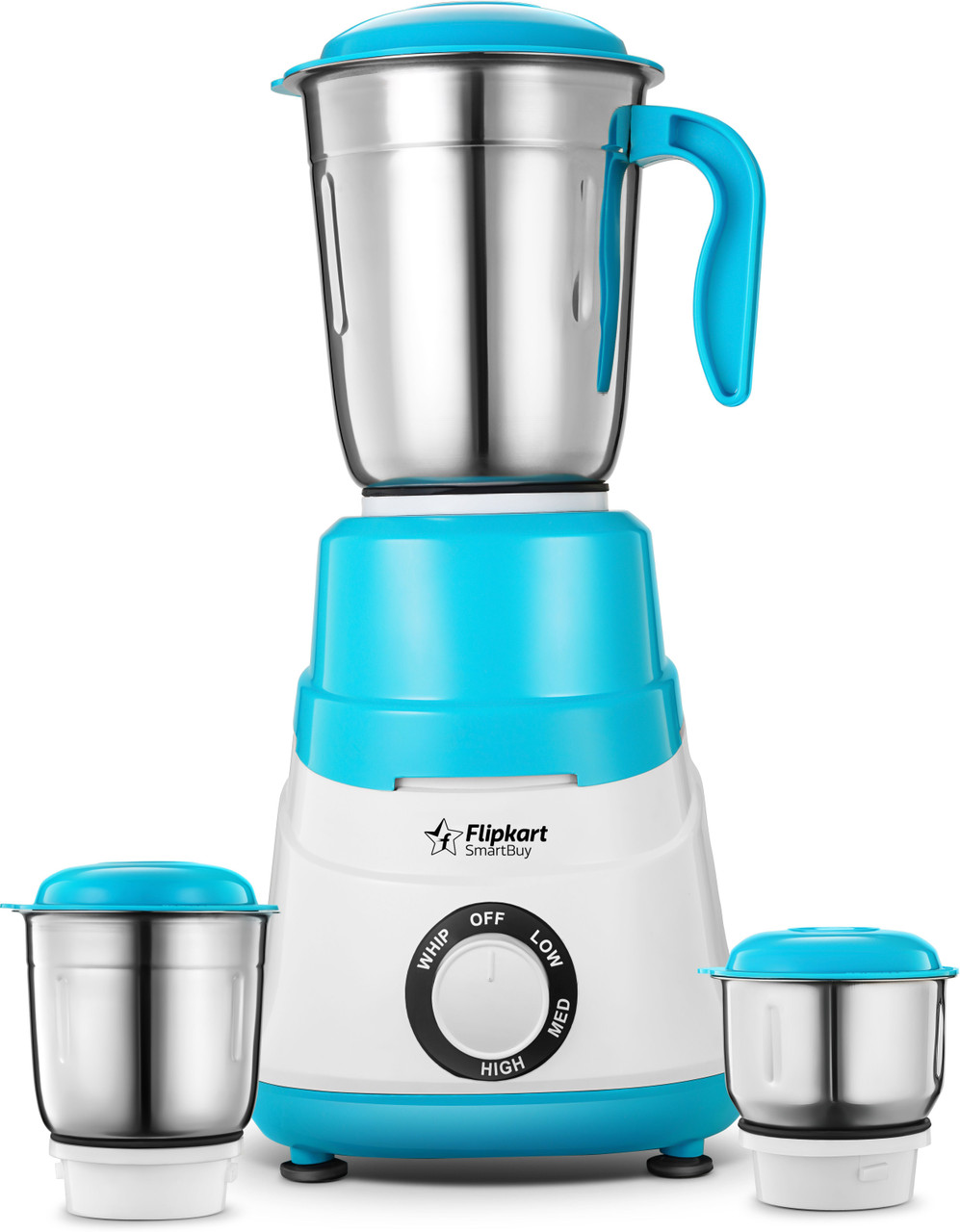 Flipkart  SmartBuy  Pento Blue 500 W Juicer Mixer Grinder (Pento 3 Jars Sky Blue